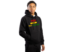 Load image into Gallery viewer, You Are Not Average Black History Hoodie
